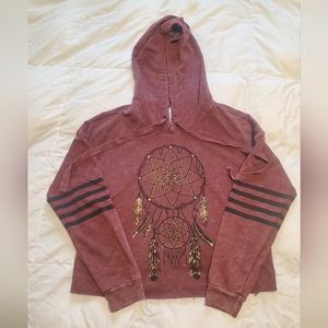 No Boundaries crop hooded sweatshirt